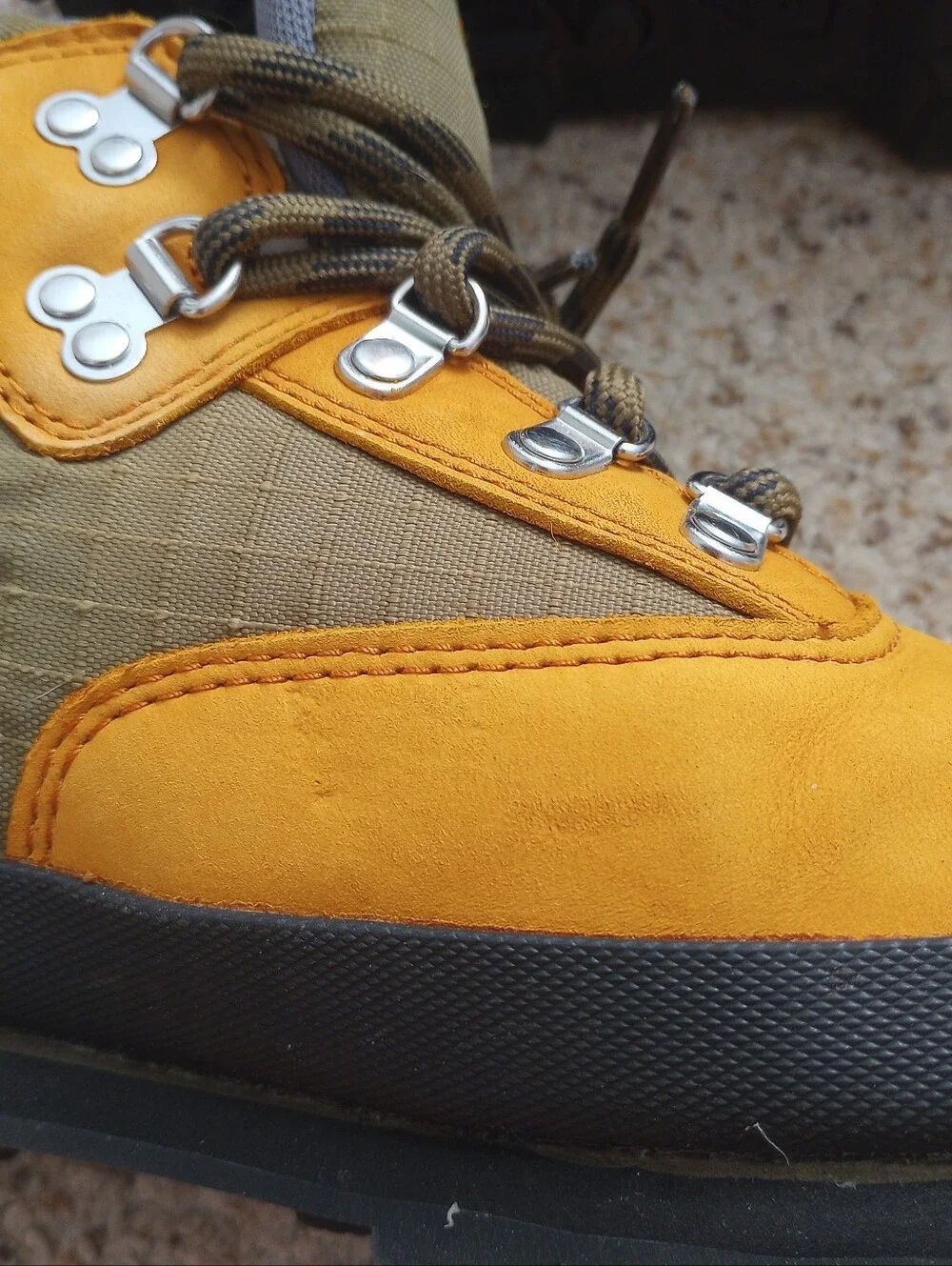 Timberland Orange Boots Boys Size 5